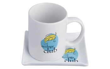 Kubek ceramiczny o klasycznym kształcie, pojemność 300ml
